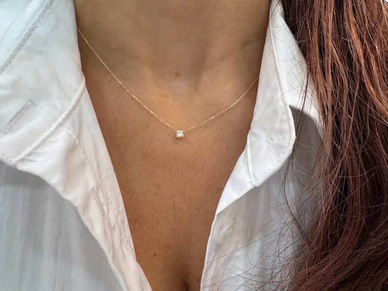 14K gold necklace